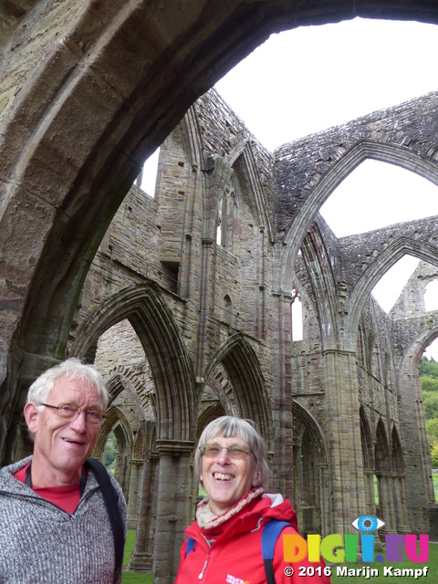 FZ033648 Hans and Machteld in Tintern Abbey